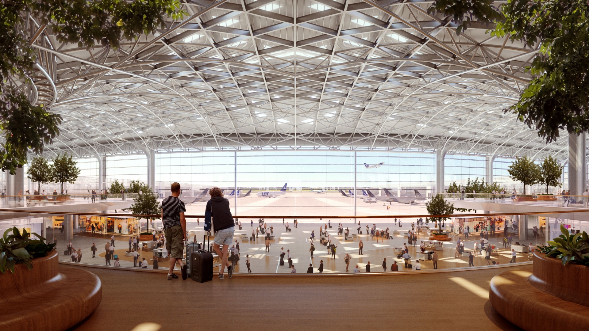 Idom Designs The Airport Systems For The New Warsaw Airport Idom