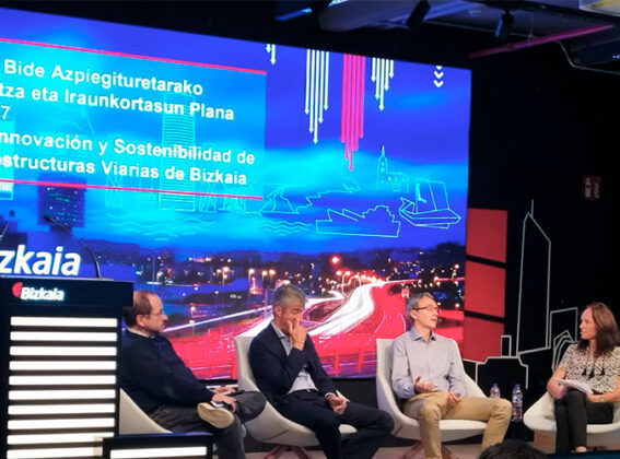 Presentación del plan de innovación en infraestructuras viarias 2024-2027 de Bizkaia